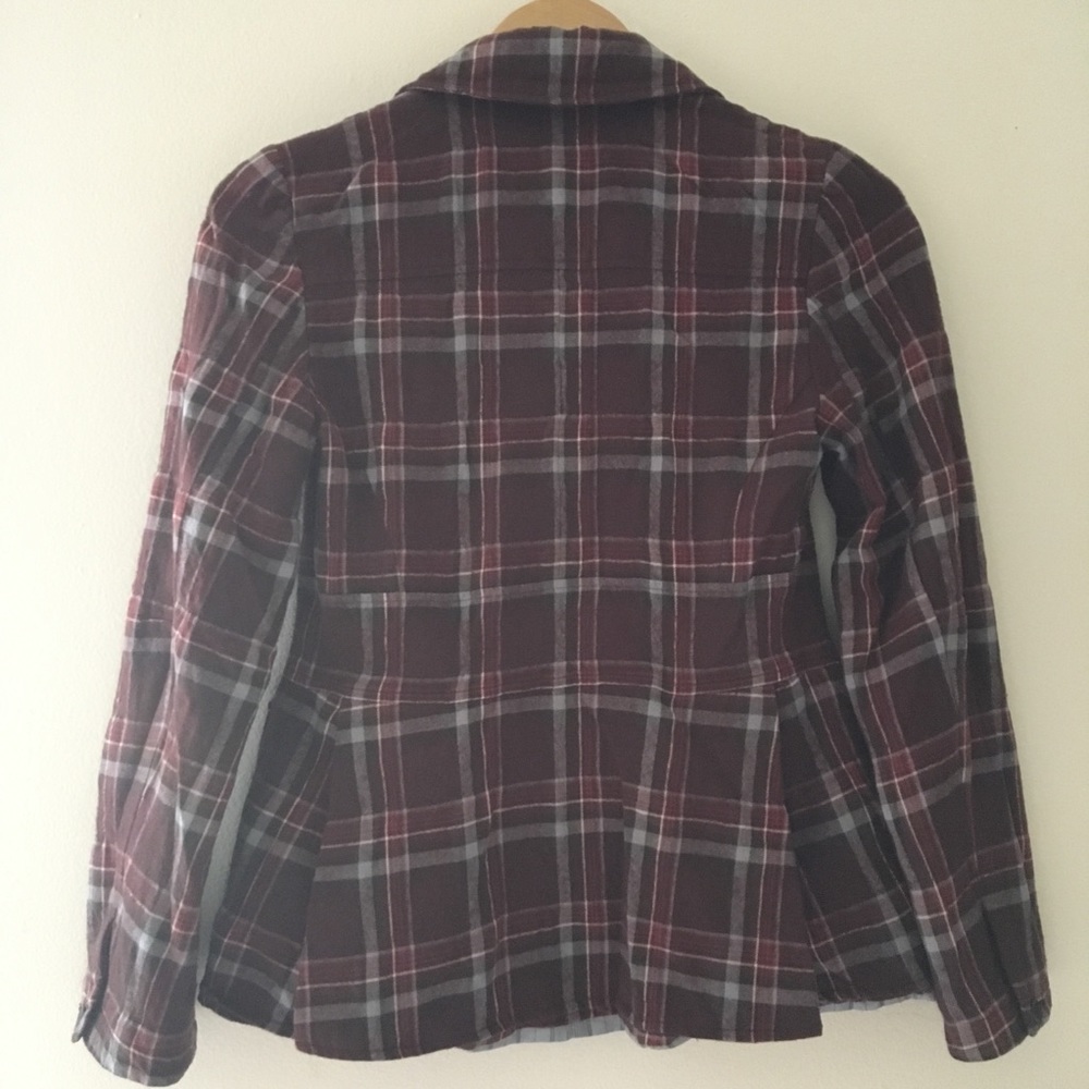Anthropologie Cordelia Plaid Blazer